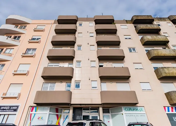 公寓 Terraco Da Linha - Bairro Calmo E